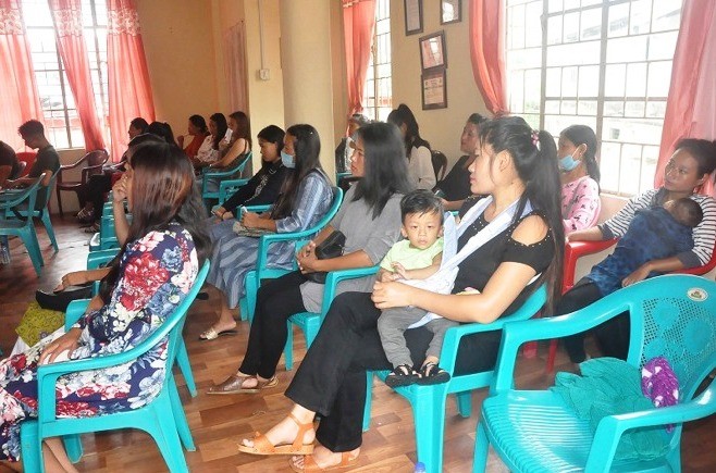 A section of the gathering attending the programme held at Lotha Eloe Hoho conference hall, Wokha on September 15. (DIPR Photo)